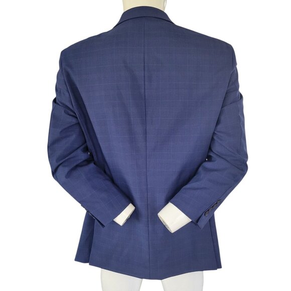 Tommy Hilfiger Mens Blue Single-Breasted Blazer Two-Piece Suit (Size 44R) - Picture 5 of 13